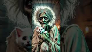 OMG Zombie Granny Breaks Into a Kittens House 😱🧟 cat rescueanimals zombie [upl. by Renckens]