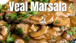 Veal Marsala Scaloppine al Marsala [upl. by Anahsek841]