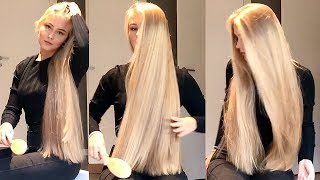 DIY How To Flat Iron Hair At Home Like A ProfessionalTips and Tricks [upl. by Pandich286]