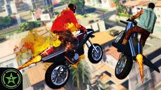 Lets Play GTA V  Rocket Bikes [upl. by Eenitsed]