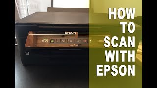 Epson Printers  How To Scan [upl. by Vale]