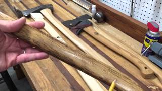 How to Select a Replacement Axe Handle [upl. by Aicittel]