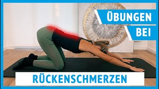 4 Übungen bei Rückenschmerzen  vom Physiotherapeuten [upl. by Aker]