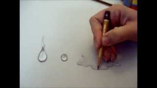 Come disegnare goccia dacqua corso di disegno draw drop [upl. by Alvis]