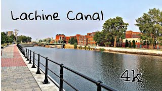 Walk Lachine Canal Quebec 4k [upl. by Basil]