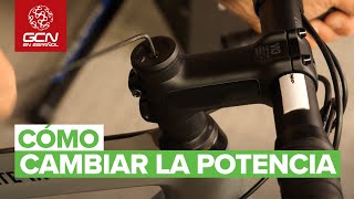 Cómo Reemplazar la POTENCIA de Nuestra Bicicleta de Carretera [upl. by Odetta]