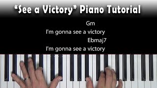 See a Victory  Piano Tutorial  Elevation Worship Bb [upl. by Eneles]