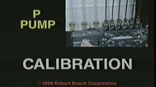 BOSCH PPump Calibration [upl. by Gautious685]