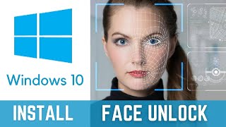 How to install face unlock in windows 10  2021 [upl. by Attenal286]