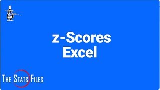 5 Find Z scores using Excel [upl. by Esinad]