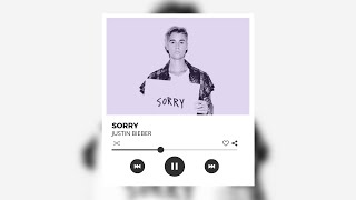 Sorry  Justin Bieber Lyrics [upl. by Hemetaf433]