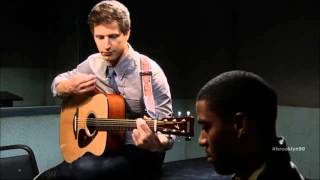 Jake Peralta Playing Guitar  Andy Samberg  Brooklyn Nine Nine [upl. by Attoynek326]