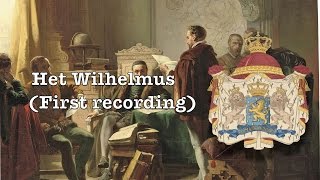 National anthem of the Netherlandsfirst recording 1899 quotHet Wilhelmusquot [upl. by Odab]