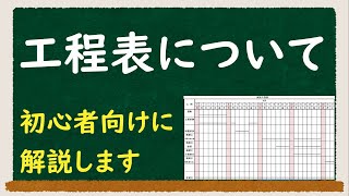 【工程表の書き方】まだ書いたことの無い方や自身の持てない方に向けて [upl. by Ispep]