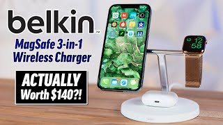 Belkin 3in1 MagSafe Charger Review Do I REGRET Buying it [upl. by Yecal]