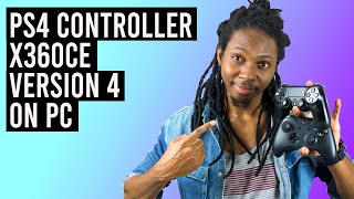 PS4 Controller on PC with new x360ce Version 4 Tutorial [upl. by Yorle221]