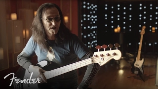 Rushs Geddy Lee on his Fender USA Geddy Lee Jazz Bass  Fender [upl. by Enihsnus]