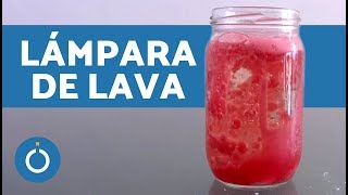 Lámpara de lava casera  Manualidades fáciles [upl. by Aerdied]