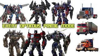 OPTIMUS PRIME All Forms in Transformers LiveAction Films [upl. by Assilev]