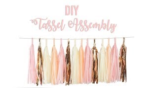 DIY Tassel Assembly Instructions [upl. by Duval]