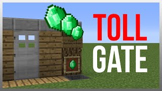 Minecraft 112 Redstone Tutorial  Toll Gate v2 [upl. by Waylen]