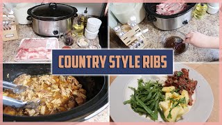 Crockpot Countrystyle Ribs [upl. by Randy49]