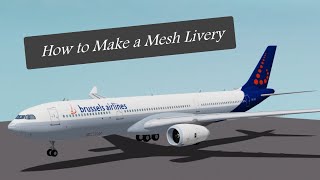 How to make a Mesh Livery with UV Maps  Roblox Studio Tutorial [upl. by Lister]