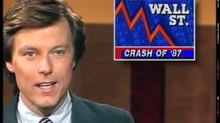 The 1987 stock market crash Original news report [upl. by Airehtfele]