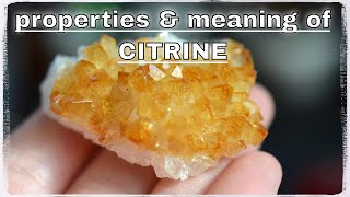 Citrine Meaning Benefits and Spiritual Properties [upl. by Nyrmac]