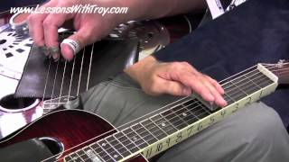 SLOW amp PRETTY Dobro  PART 1  Easy Movable Shapes Patterns amp Licks [upl. by Amlas]