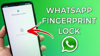 How to Use WHATSAPP FINGERPRINT LOCK on Android [upl. by Arahd]