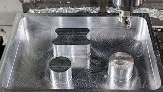 Dynamic Milling 6061 Aluminum with an Indexable Helical Roughing End Mill  Volume Milling Demo [upl. by Nemsaj]