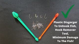 How To Use A Plastic Disgorger To Unhook Fish  Snelled Fish Hook Remover Tool 2 in 1 4K [upl. by Goulden606]