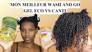 MON MEILLEUR WASH AND GOCHEVEUX CRÉPUS TYPE 4  GEL ECO STYLER VS CANTU [upl. by Haugen]