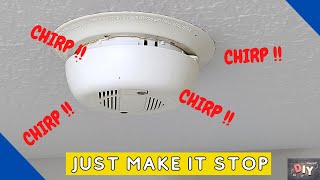 Smoke Detector Chirping what to do [upl. by Phia]