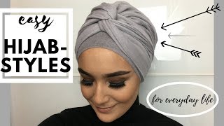 Easy Turban Styles For Everyday Life Hijab [upl. by Ariana]