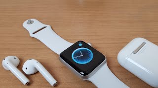 Pair Airpods with Apple Watch  How To [upl. by Atorod]