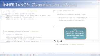 Inheritance 4  Overriding with toString Java [upl. by Hanako]