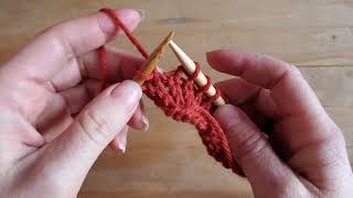 Tutoriel Tricot  Rangs raccourcis quotwrap and turnquot wampt [upl. by Oah145]