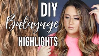 DIY Balayage Highlights at home  HAIR PAINTING TUTORIAL [upl. by Fanny]