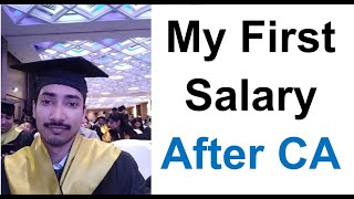 My First Salary After CA  My 4 Years Journey After CA  CA Yogesh Verma [upl. by Sil232]