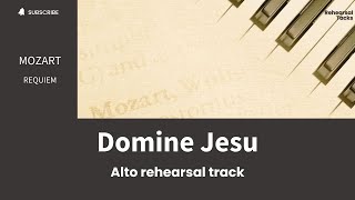 Mozart Requiem Domine Jesu Alto rehearsal track [upl. by Aserehtairam158]