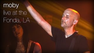 Moby  Raining Again Live from The Fonda LA [upl. by Winne13]