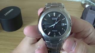 Citizen EcoDrive Titanium BM656054H Review and Unboxing [upl. by Sothena]