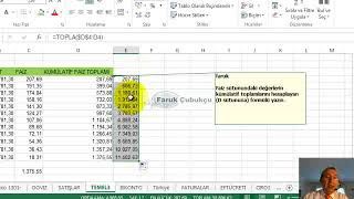Excelde Kümülatif Toplam Almak [upl. by Dianna]