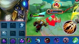 BUILD MINOTAUR TERSAKIT DAN TERKUAT 2022  MINOTAUR OFFLANER  MOBILE LEGENDS [upl. by Ekalb121]