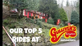 Our TOP 5 Rides at Gullivers Kingdom Matlock Bath UK [upl. by Yartnoed392]