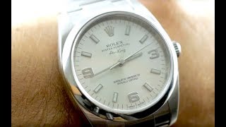 Rolex AirKing Explorer Dial 114200 Rolex Watch Review [upl. by Konopka]