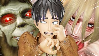 Eren Rejects Humanity and Becomes Monkey [upl. by Alvinia352]