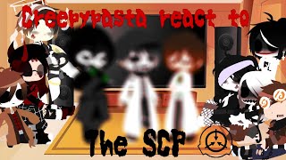 Creepypasta React to ✨SCP✨Yes this is LaZy THIS IS OLD ASF [upl. by Oruhtra]